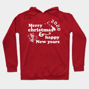 merry  christmas, happy new years 2020 Hoodie